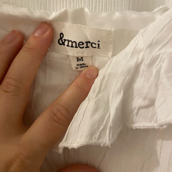 White Ruffled Dress - Picture 2 of 4